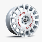 OZ RALLY RACING — Race White + Red Lettering