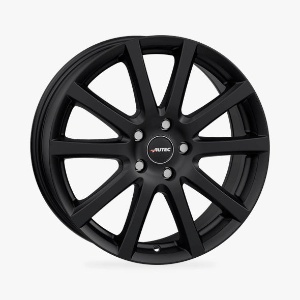 AUTEC SKANDIC Schwarz Matt lichtmetalen velg in schuin driekwartaanzicht