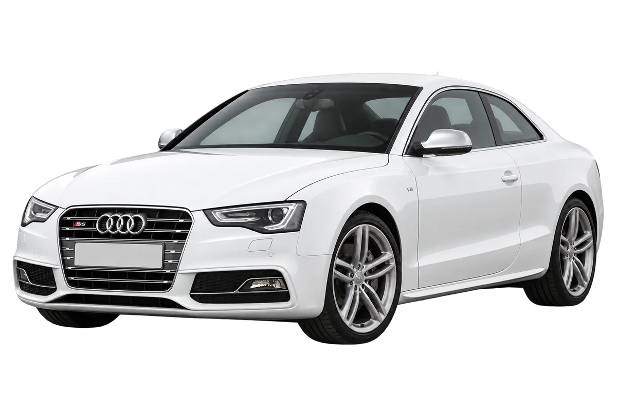 Witte Audi S5 B8 (8T) 8T S5 Coupé / 245 kW - 260 kW, schuin van voren