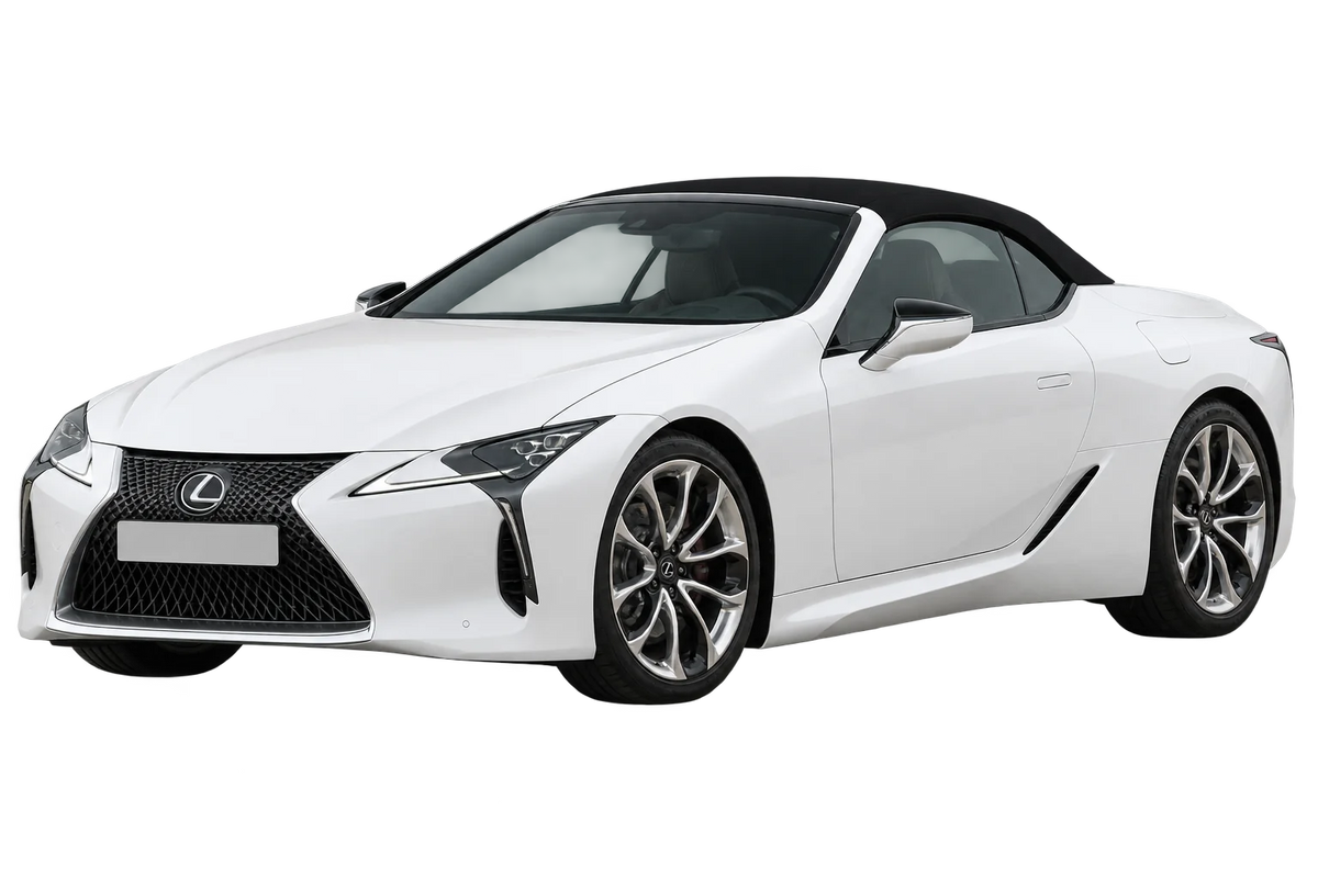 Witte Lexus LC Z10 (EU,M) Cabriolet, schuin van voren