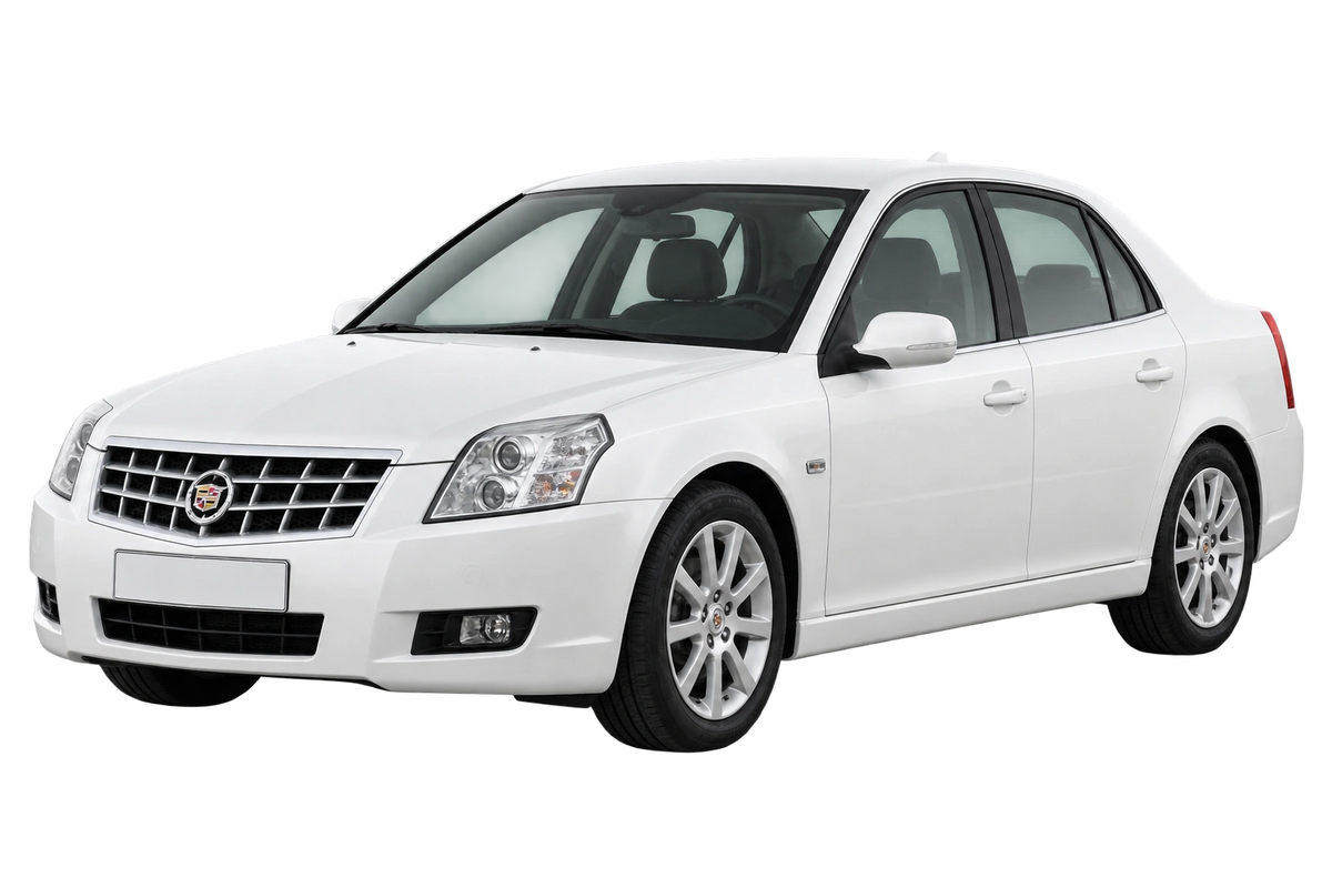 Witte Cadillac BLS YSCF BLS Limousine 2.0 / 129 kW - 175 PS, schuin van voren