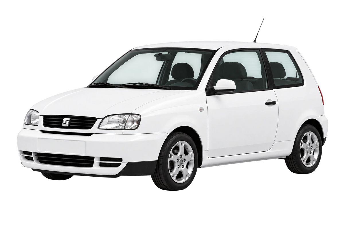 Witte Seat Arosa 6H, 6HS, schuin van voren
