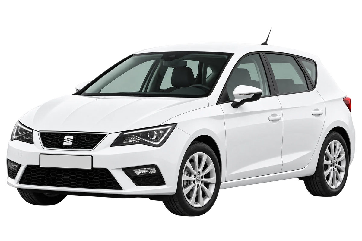 Witte Seat Leon 5F Limousine asse posteriore a torsione, schuin van voren