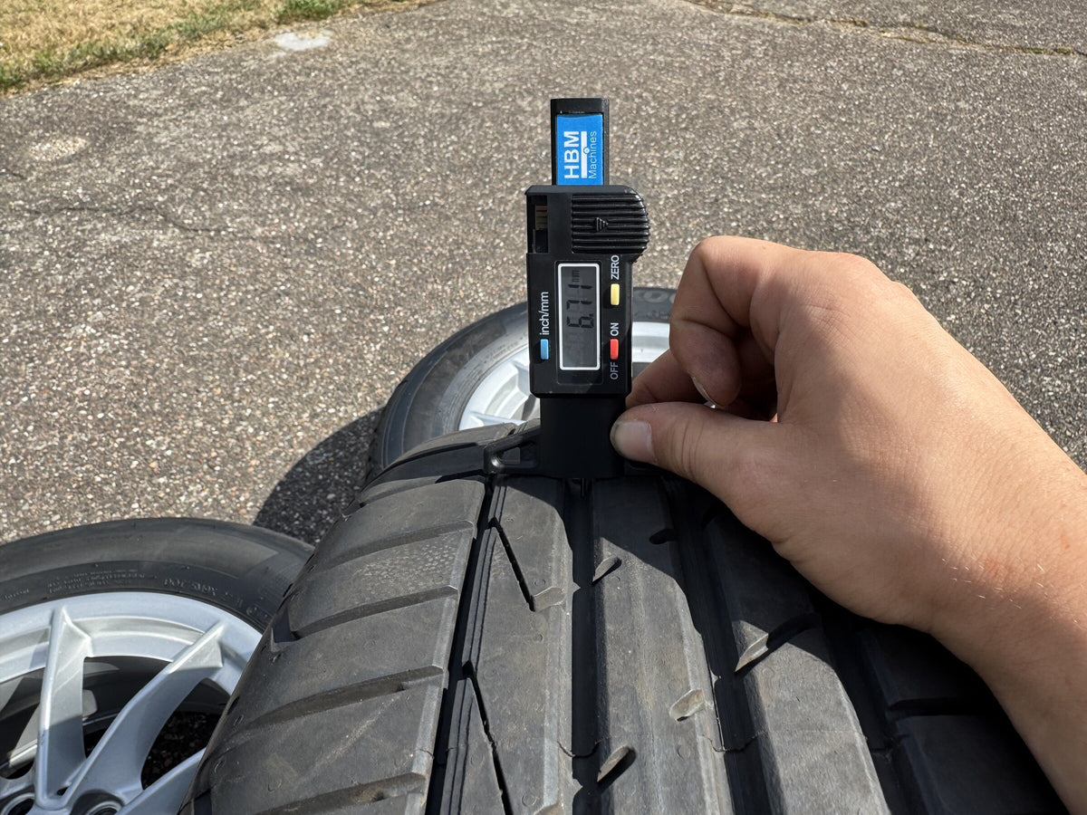 Gemeten bandenprofiel van 6,7 mm op BMW G20/G21 Styling 774 zomerset