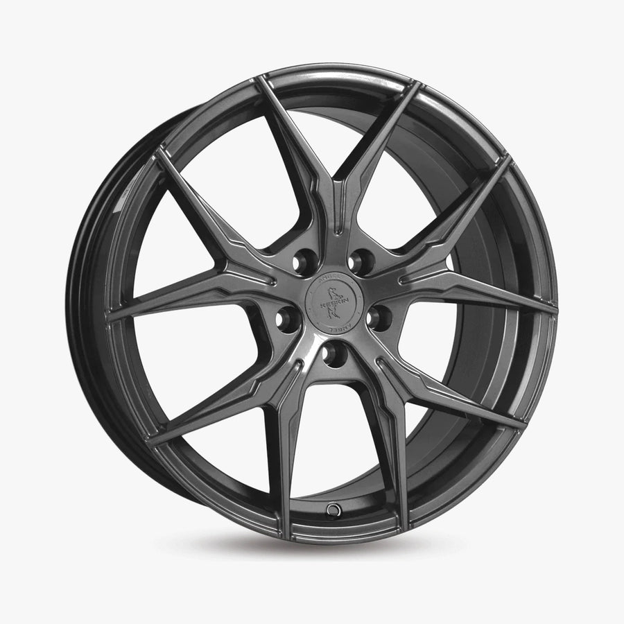 KESKIN KT19 ANGEL Palladium Painted (PP) lichtmetalen velg in schuin driekwartaanzicht