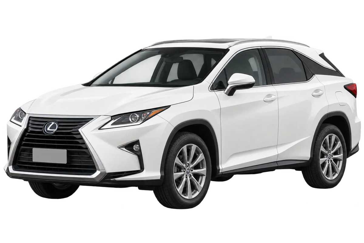 Witte Lexus RX AL2 (EU,M), schuin van voren