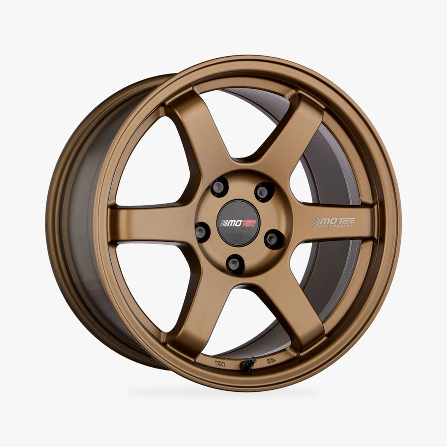 MOTEC JPD (MCR6) Bronze Matt lichtmetalen velg in schuin driekwartaanzicht
