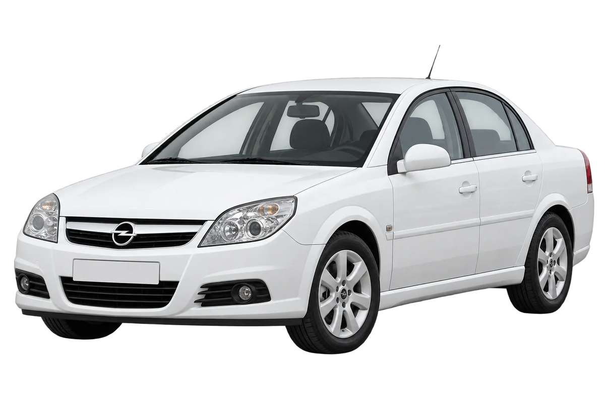 Witte Opel Vectra Vectra/Lim, Z-C, schuin van voren