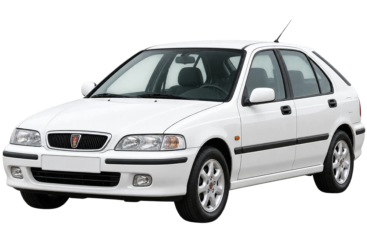 Witte Rover 400 Serie RT, T, schuin van voren