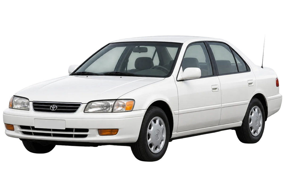 Witte Toyota Camry V10, V10W, schuin van voren