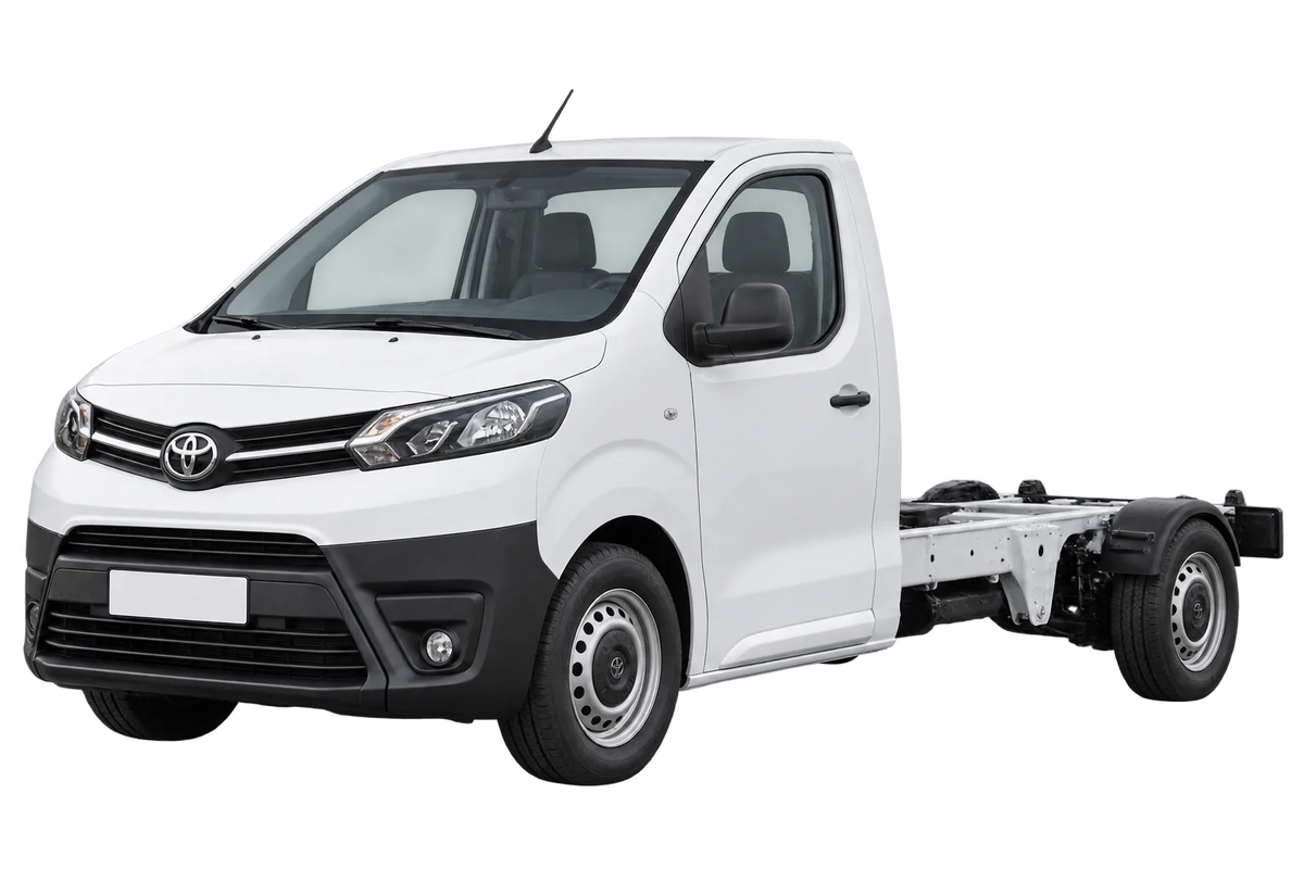 Witte Toyota Proace T Proace Max - 5x130 / 78.1, schuin van voren